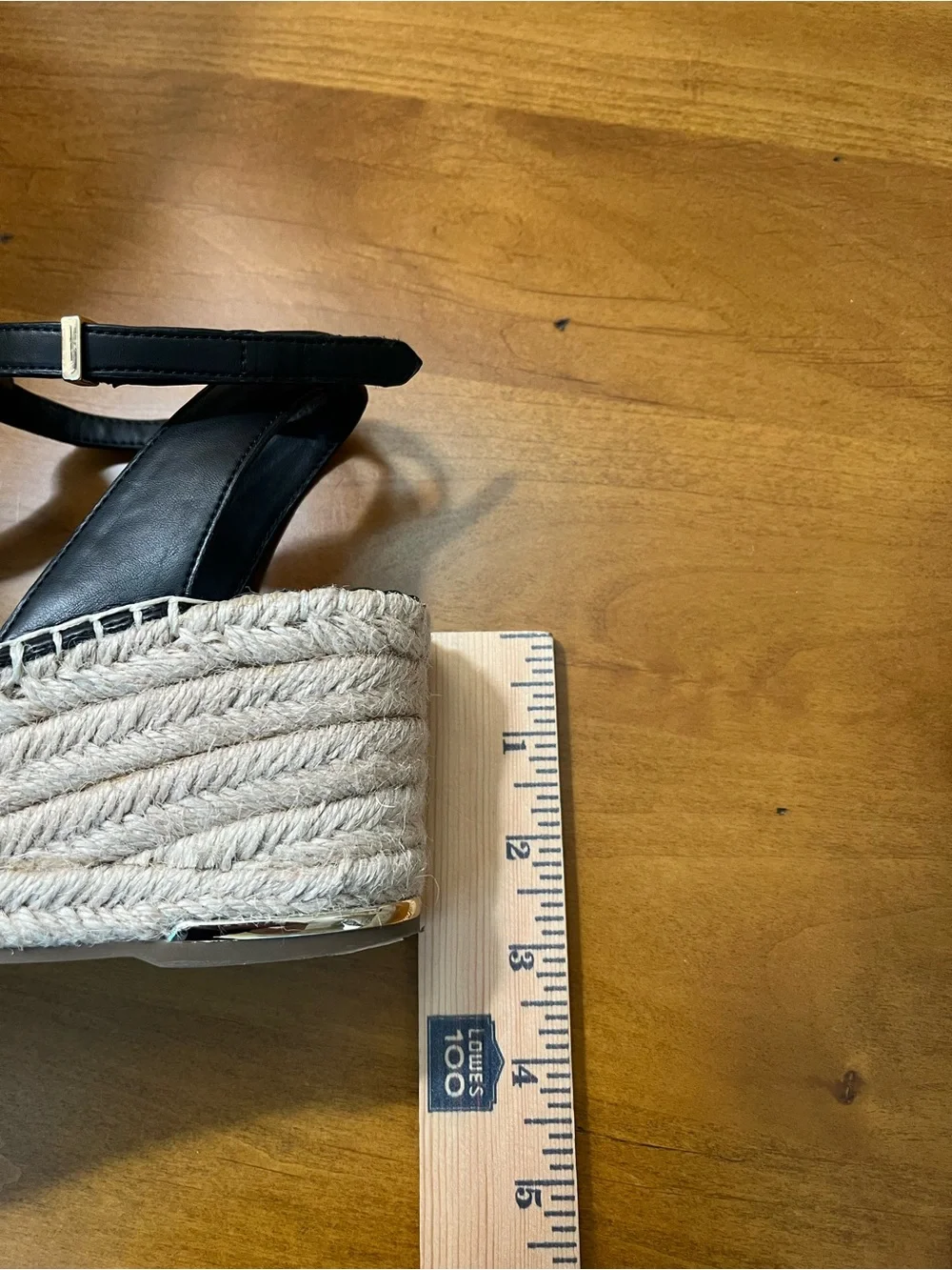 Franco Sarto Cassina Black Leather Espadrille Sandals • Size 10 • EUC